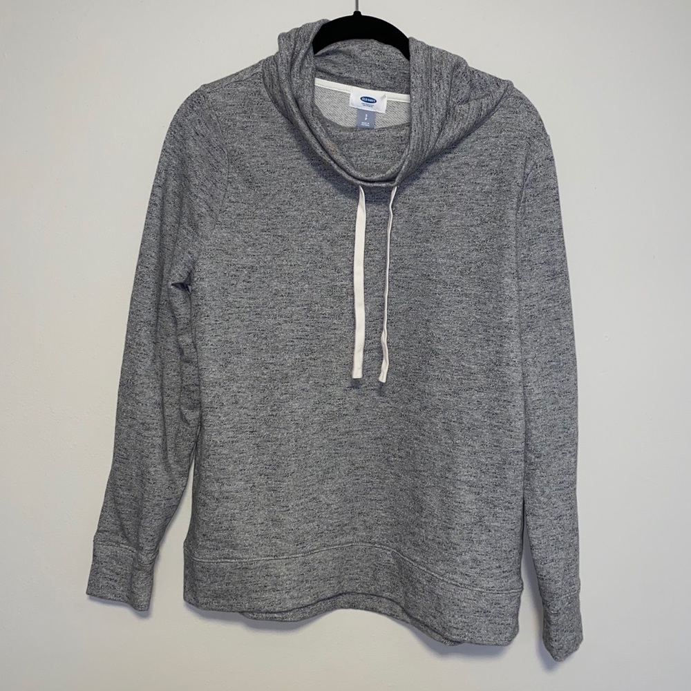 Old Navy Sweater-Knit Mock-Neck Sweatshirt Small